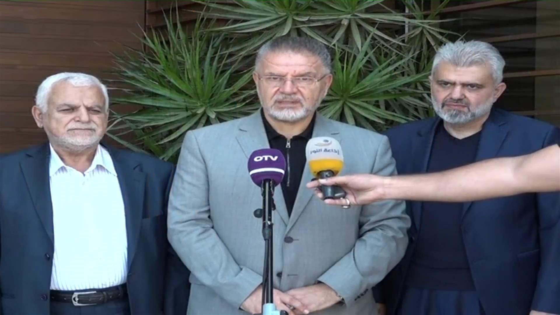 عضو كتلة الوفاء للمقاومة النائب علي فياض (مواقع). 